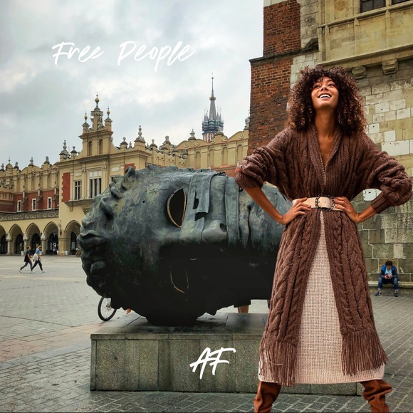 FREE PEOPLE WILDEST HEART CARDIGAN Sz L - Picture 5 of 12